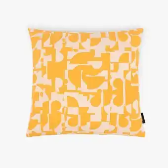 Funda cojín amarillo 40x40 cm debbie