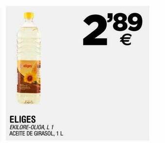 BM Supermercados Eliges Aceite De Girasol oferta