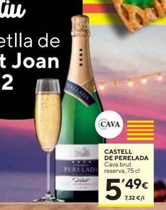 Caprabo Castell De Perelada Cava Brut Reserva oferta