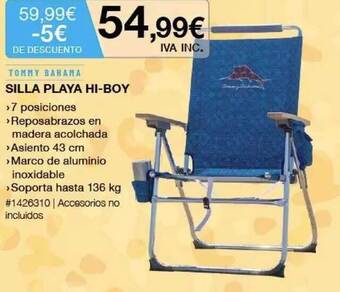 Costco Tommy Bahama Silla Playa Hi-boy oferta