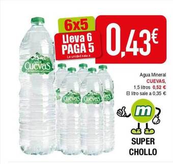 Masymas Agua Mineral Cuevas oferta