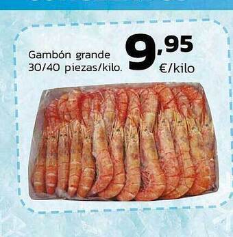 Supermercados Lupa Gambón Grande 30-40 Piezas oferta