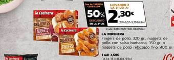 Supermercados Lupa La Cocinera Fingers De Pollo, Nuggets De Pollo Con Salsa Barbacoa, O Nuggets De Pollo Rebozado Fino oferta
