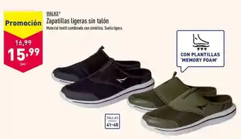 ALDI Zapatillas ligeras sin talón oferta