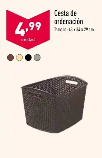 ALDI Cesta de ordenación oferta