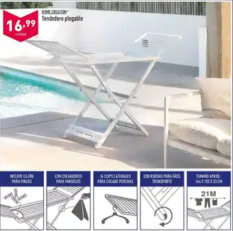 ALDI Tendedero plegable oferta