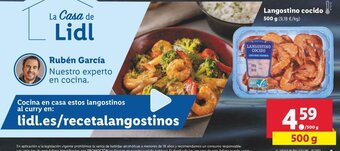 Lidl Langostino cocido 500g oferta