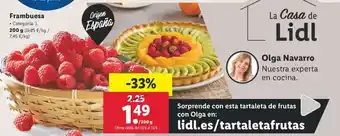 Lidl Frambuesa 200g oferta
