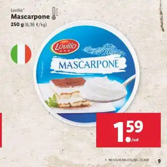 Lidl Mascarpone oferta