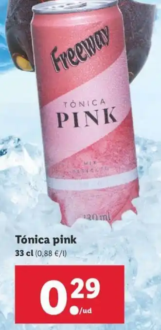 Lidl Tónica pink 33cl oferta