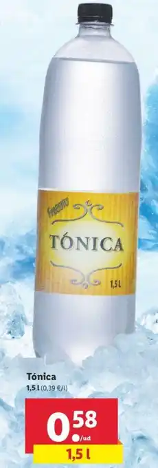 Lidl Tónica 1,5L oferta