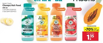 Lidl Champú Hair Food 350ml oferta
