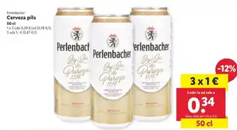 Lidl Cerveza pils 50cl oferta