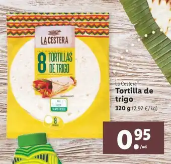 Lidl Tortilla de trigo 320g oferta
