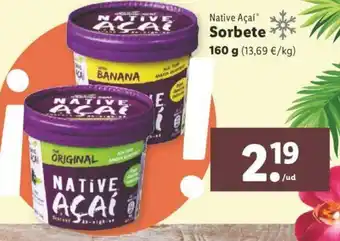 Lidl Sorbete 160g oferta