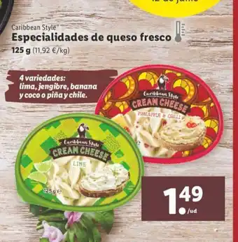 Lidl Especialidades de queso fresco 125g oferta