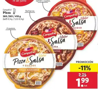 Lidl Pizza 360/365/410g oferta
