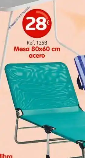 Afede Mesa camping plegable 80x60 cm oferta