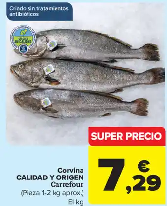 Carrefour Carrefour Corvina Calidad y Origen (Pieza 1-2 kg aprox.) oferta