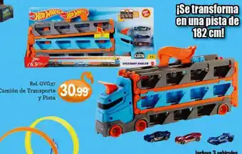 Camión de transporte hot wheels