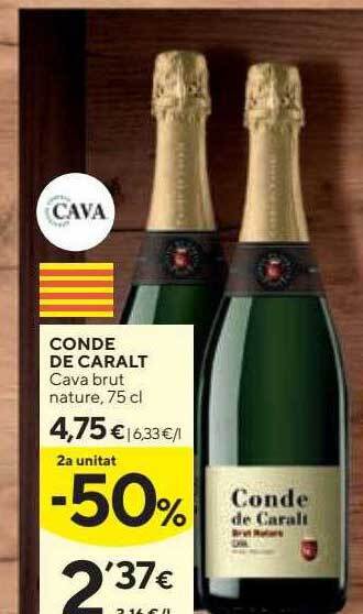 Caprabo Conde De Caralt Cava Brut Nature oferta
