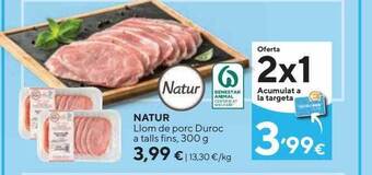 Caprabo Natur Llom De Porc Duroc A Talls Fins oferta