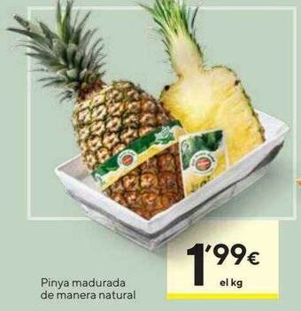 Caprabo Pinya Madurada De Manera Natural oferta