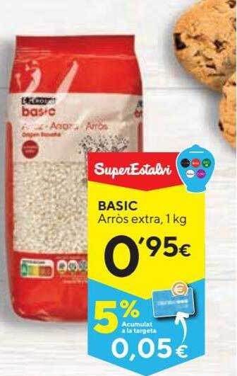 Caprabo Basic Arròs Extra* oferta