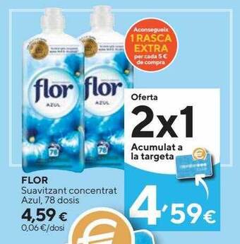 Caprabo Flor Suavitzant Concentrat Azul oferta