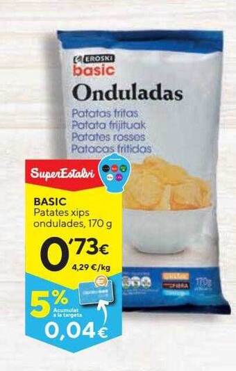 Caprabo Basic Patates Xips Ondulades oferta