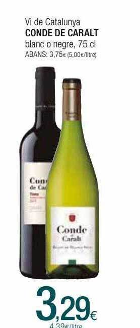 Condis Vi De Catalunya Conde De Caralt oferta