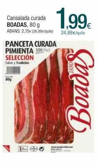 Condis Cansalada Curada Boadas oferta