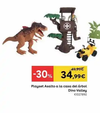 ToysRus Playset Asalto A La Casa Del árbol Dino Valley oferta