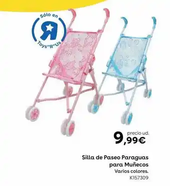 ToysRus Silla De Paseo Paraguas Para Muñecos oferta