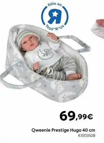 ToysRus Qweenie Prestige Hugo 40 Cm oferta
