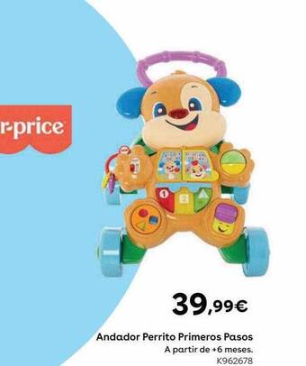 ToysRus Andador Perrito Primeros Pasos oferta