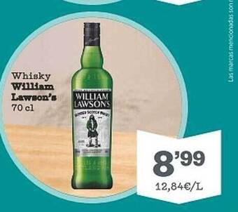 Sorli Whisky William Lawson's oferta