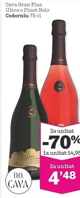 Sorli Cava Gran Plus Ultra O Pinot Noir Codorníu oferta