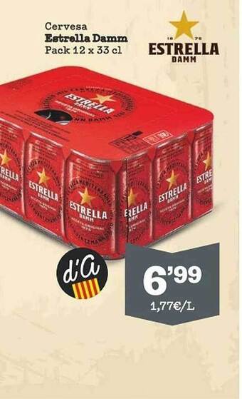 Sorli Cervesa Estrella Damm oferta