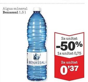 Sorli Aigua Mineral Benassal oferta