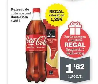 Sorli Rrefresc De Cola Normal Coca-cola oferta
