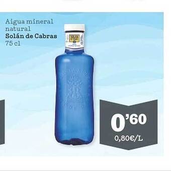Sorli Aigua Mineral Natural Solán De Cabras oferta
