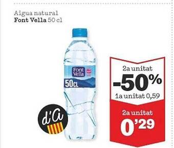 Sorli Aigua Natural Font Vella oferta