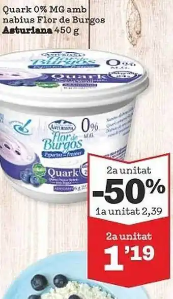 Sorli Quark 0% Mg Amb Nabius Flor De Burgos Asturiana oferta