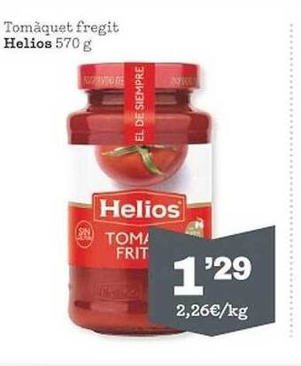Sorli Tomàquet Fregit Helios oferta
