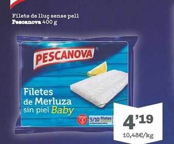 Sorli Filets De Lluç Sense Pell Pescanova oferta