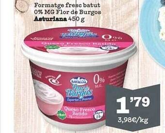 Sorli Formatge Fresc Batut 0% Mg Flor De Burgos Asturiana oferta