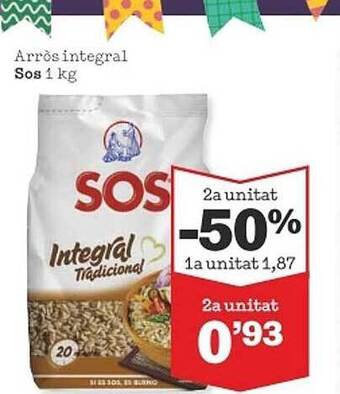 Sorli Arròs Integral Sos oferta
