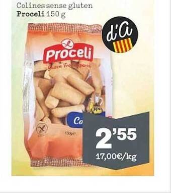 Sorli Colines Sense Gluten Proceli oferta