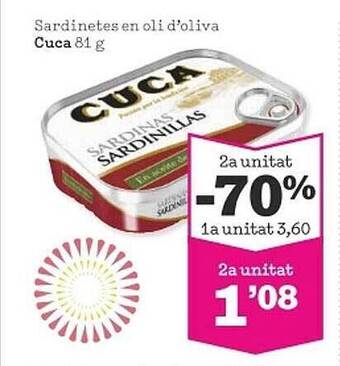 Sorli Sardinetes En Oli D'oliva Cuca oferta